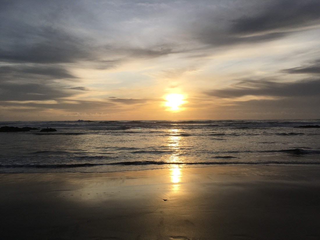 Our Last Sunset at Lincoln City.